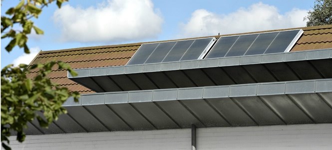 Solvarme til brugsvand (Standardløsningen)